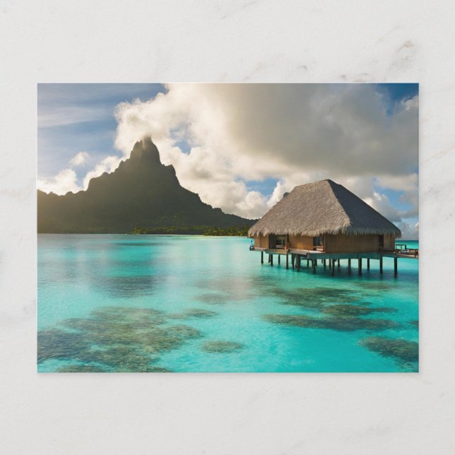 Tarjeta postal de Bora Bora (Anverso)