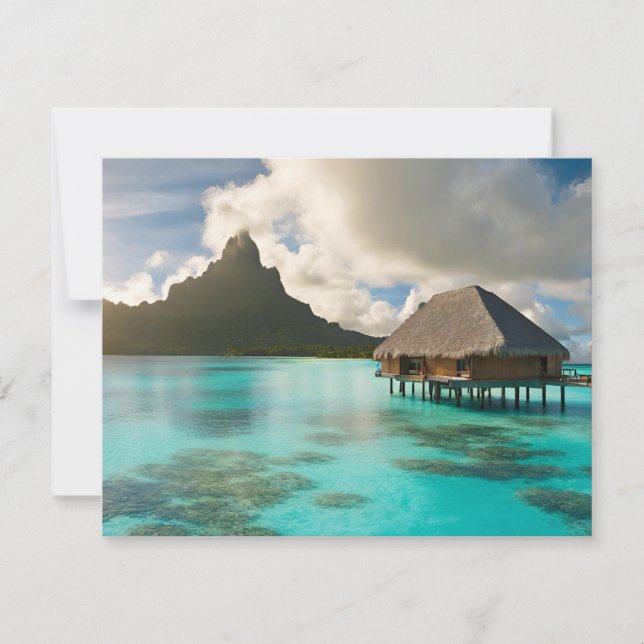 Tarjeta postal de Bora Bora (Anverso)