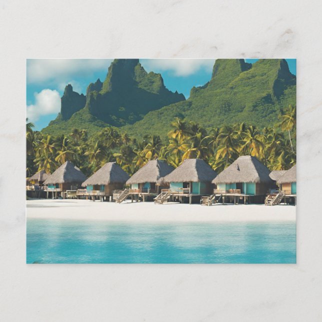 Tarjeta postal de Bora Bora (Bora Bora e) (Anverso)