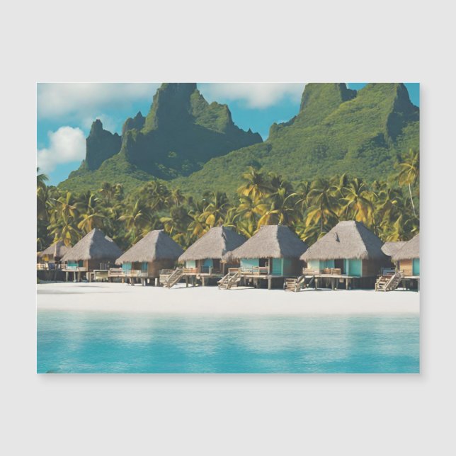 Tarjeta postal de Bora Bora (Bora Bora e) (Anverso)