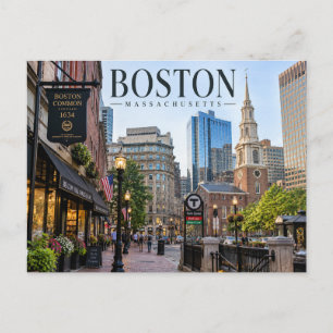 Tarjeta postal de Boston, Massachusetts