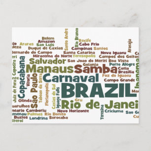 Tarjeta Postal de BRASIL