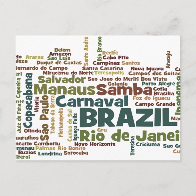 Tarjeta Postal de BRASIL (Anverso)