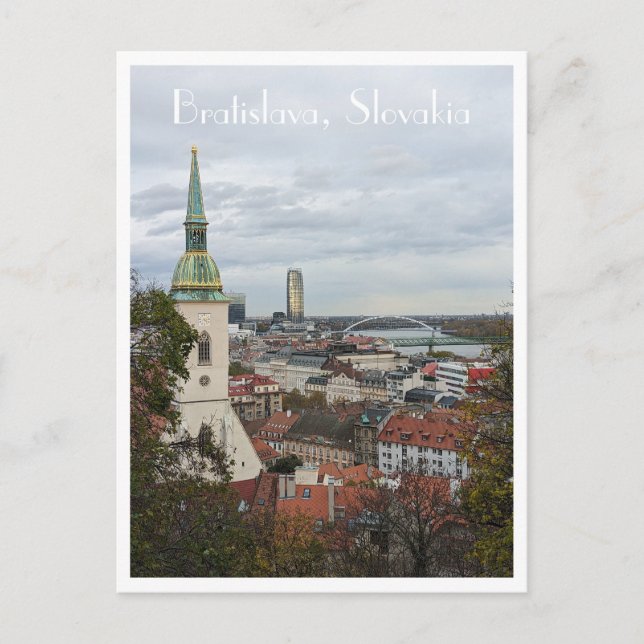 Tarjeta postal de Bratislava (Anverso)