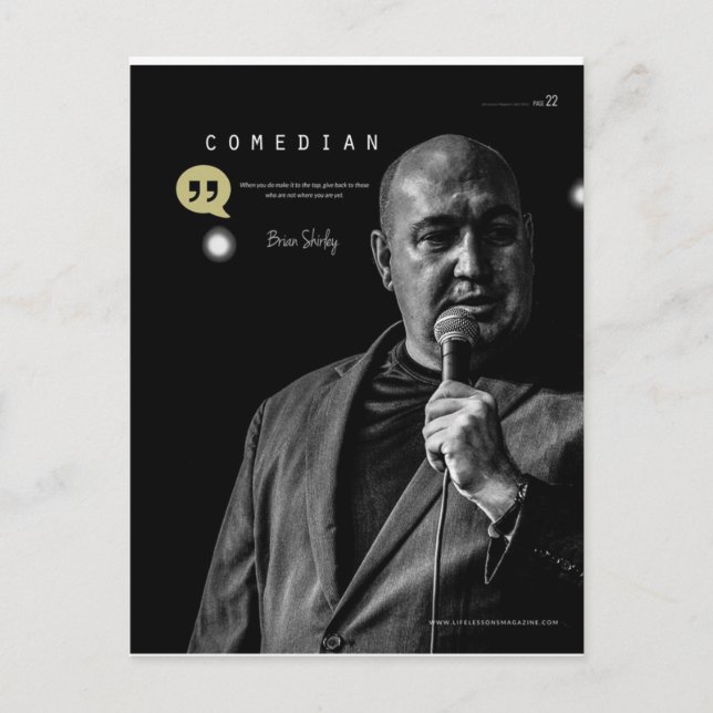 Tarjeta postal de Brian T Shirley (Anverso)