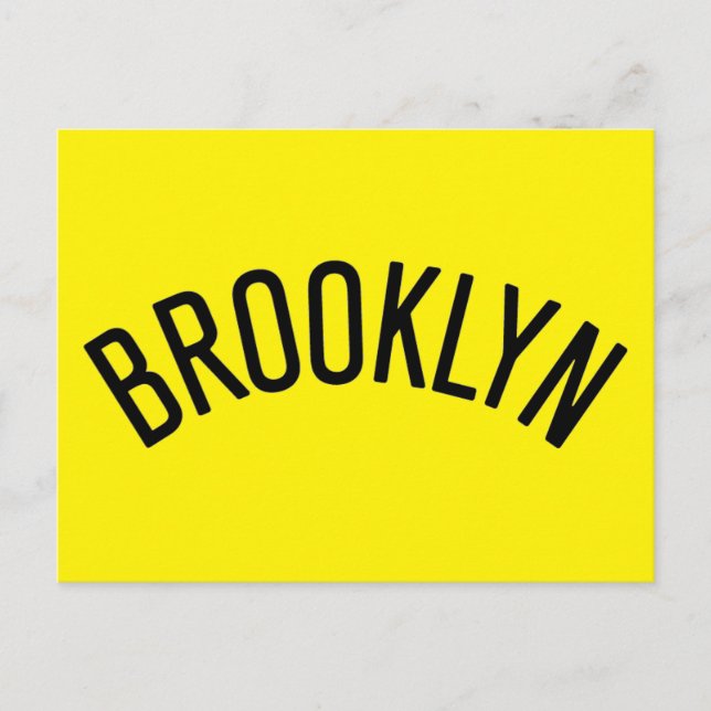 Tarjeta postal de Brooklyn Nueva York (Anverso)