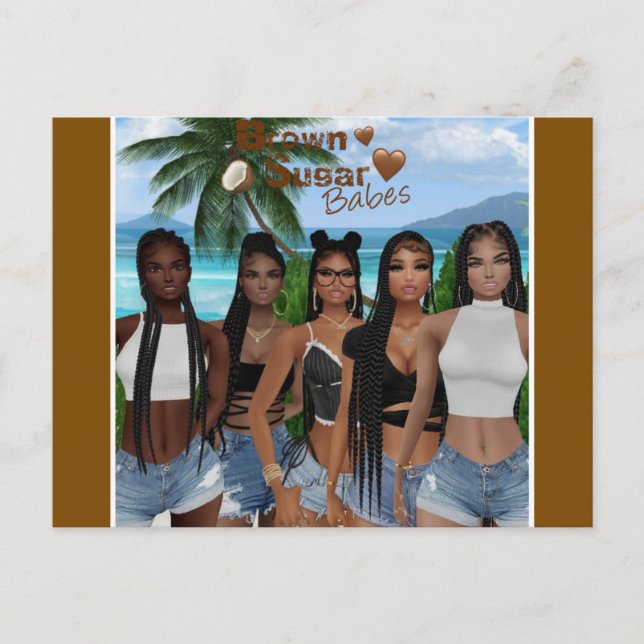 Tarjeta postal de Brown Sugar Babes 2 (Anverso)
