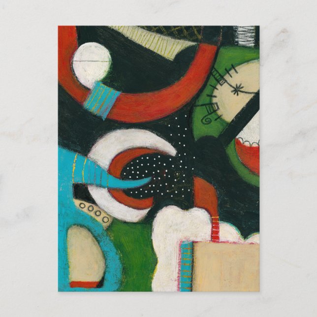 Tarjeta postal de brújula nocturna (Anverso)