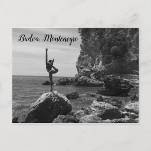 Tarjeta postal de Budva, Montenegro