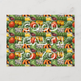 Tarjeta postal de buena salud