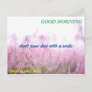 tarjeta postal de buenos días