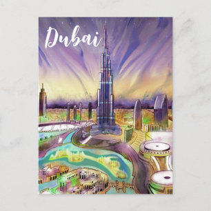 Tarjeta postal de Burj Khalifa, Dubái