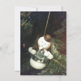 Tarjeta postal de Burl Ives Snowman Navidades