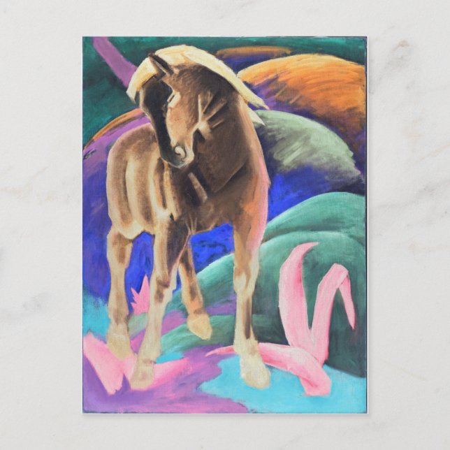 TARJETA POSTAL DE CABALLO DE BROWN (Anverso)