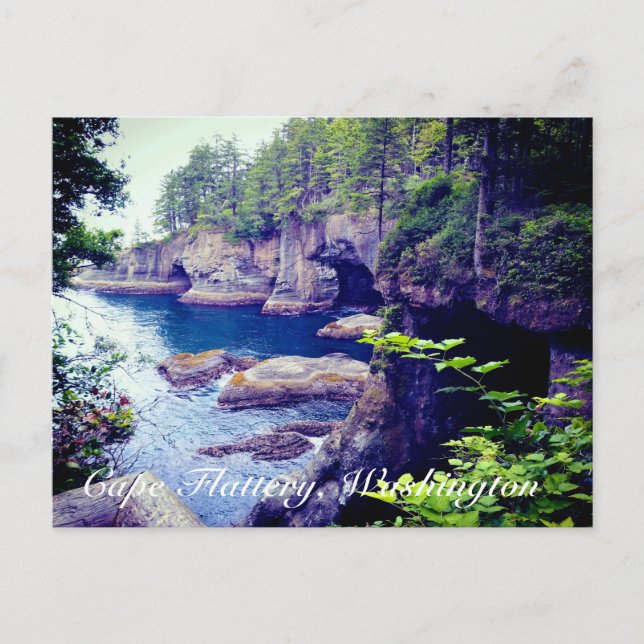 Tarjeta postal de Cabo Flattery (Anverso)