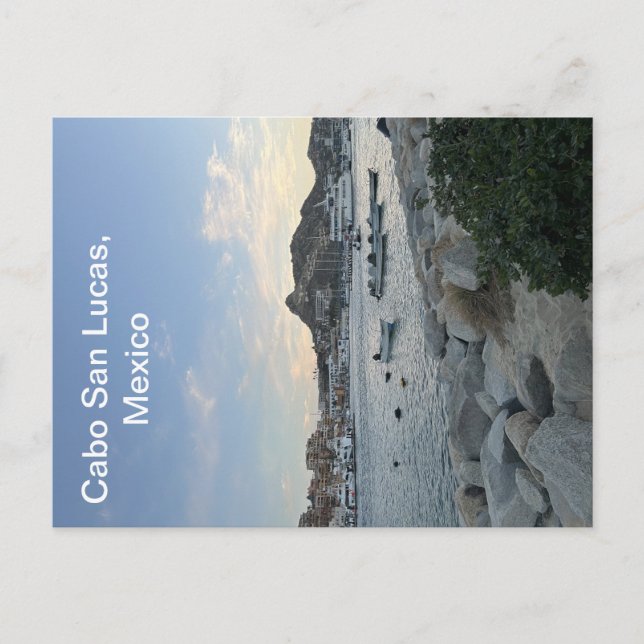 Tarjeta postal de Cabo San Lucas, México (Anverso)