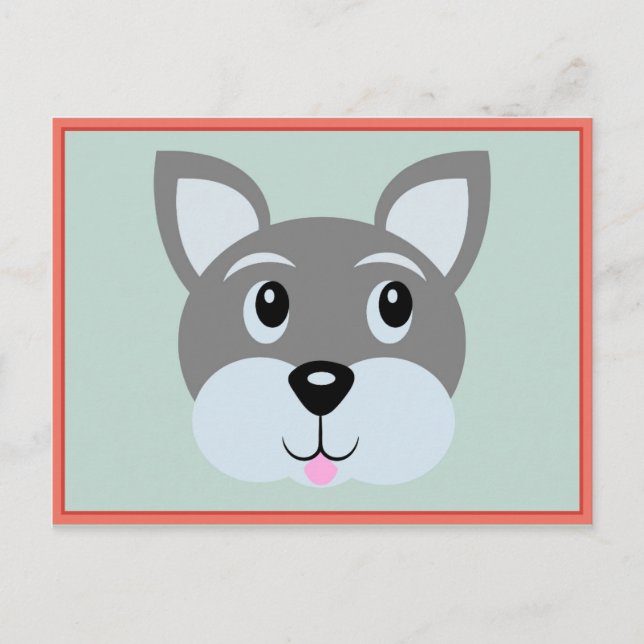 Tarjeta postal de cachorro (Anverso)