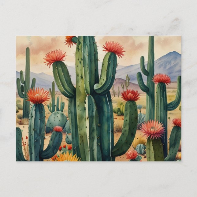TARJETA POSTAL DE CACTUS (Anverso)