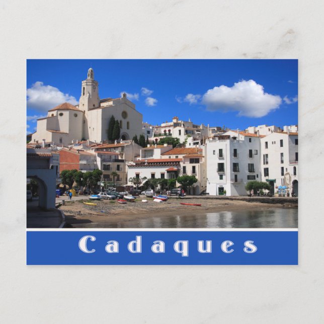 Tarjeta postal de Cadaqués (Anverso)