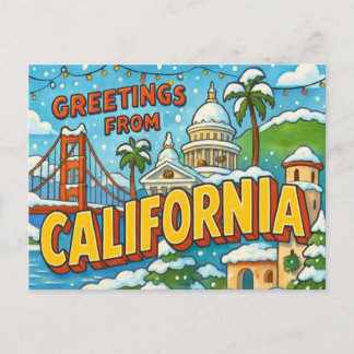 Tarjeta postal de CALIFORNIA
