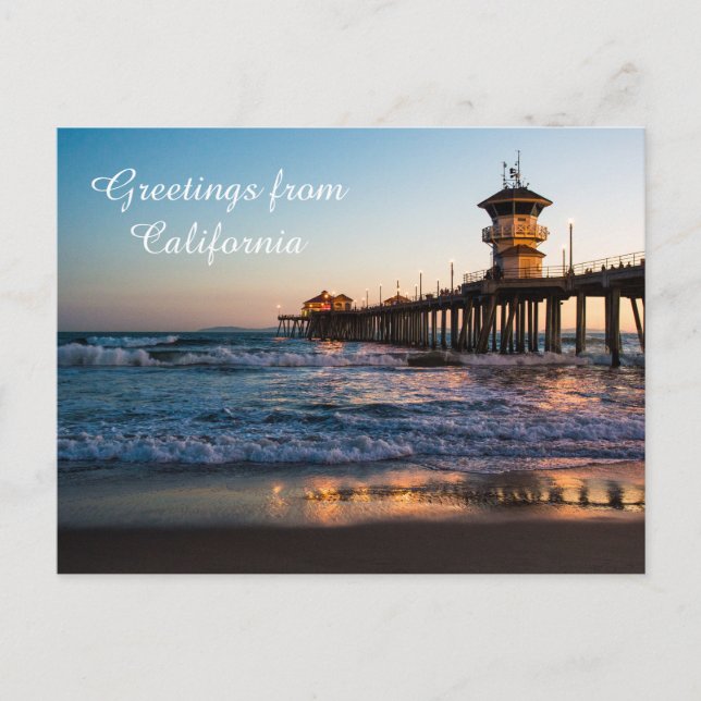 Tarjeta postal de California (Anverso)