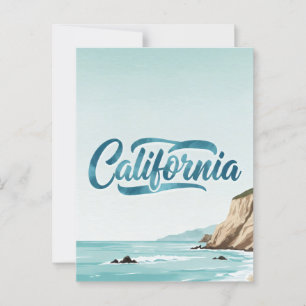 Tarjeta postal de California Dreaming – Vibra de v