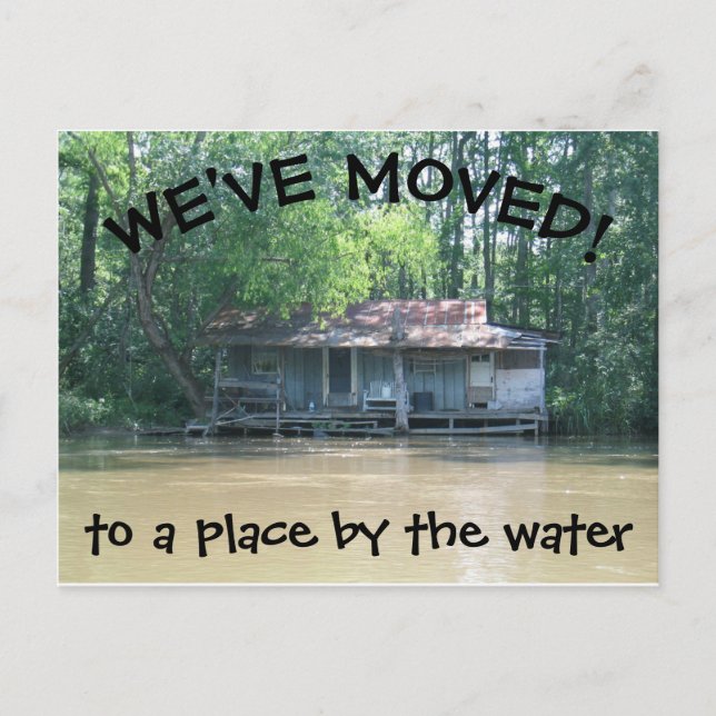 Tarjeta Postal de Cambio de Dirección Nos Mudamos (Anverso)