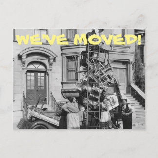 Tarjeta Postal de Cambio de Dirección Nos Mudamos