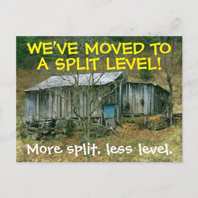 Tarjeta Postal de Cambio de Dirección Nos Mudamos (Anverso)