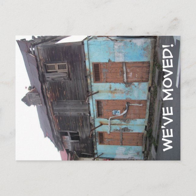 Tarjeta Postal de Cambio de Dirección Nos Mudamos (Anverso)