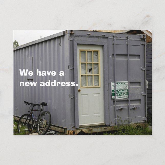 Tarjeta Postal de Cambio de Dirección: Verdadero H (Anverso)