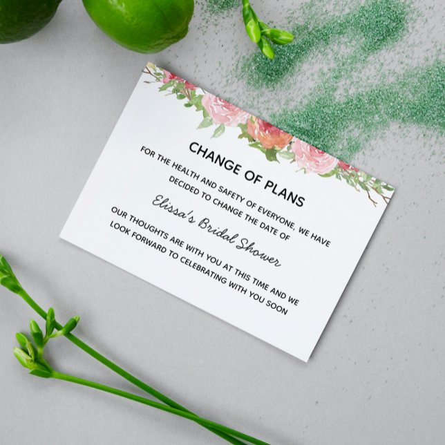 Tarjeta postal de cambio de fecha floral (Subido por el creador)