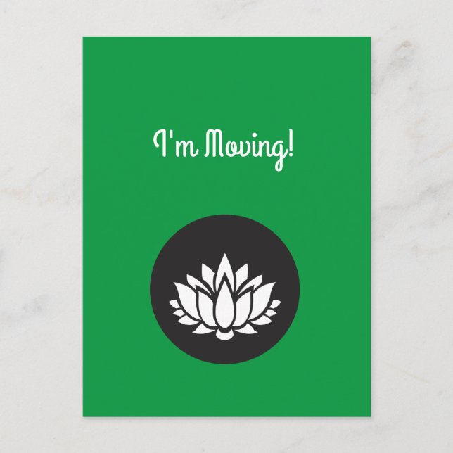 Tarjeta Postal de Cambio de Salón para Terapeuta d (Anverso)