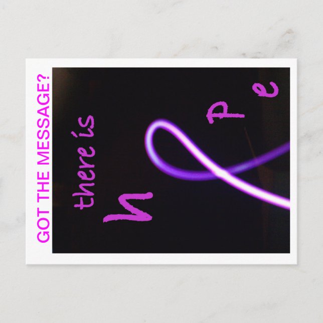 Tarjeta postal de CÁNCER DE MAMA (Anverso)