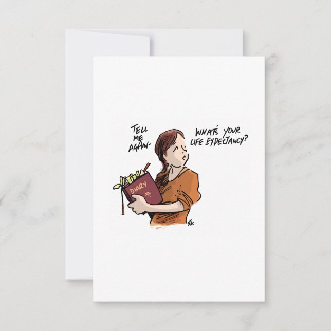 Tarjeta postal de cáncer de salón de salida (Anverso)