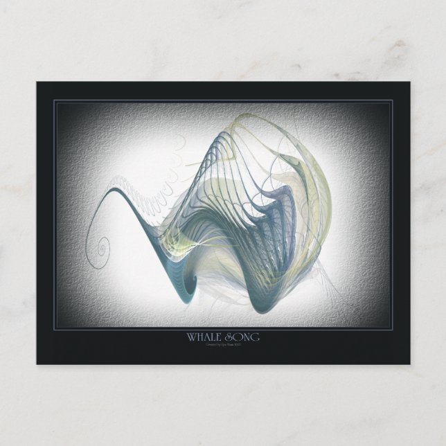 Tarjeta Postal de Canto de Ballena (Anverso)