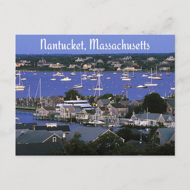 Tarjeta postal de Cape Cod de Nantucket Massachuse (Anverso)