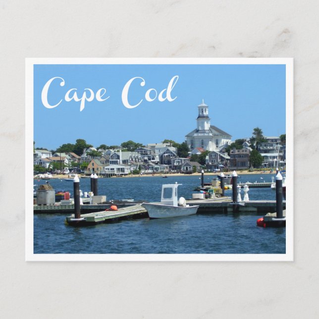 Tarjeta postal de Cape Cod, Provincetown MAMÁES (Anverso)