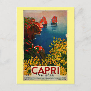 Tarjeta postal de Capri L'Isola del Sole Italia Vi