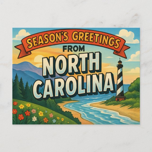 Tarjeta postal de CAROLINA DEL NORTE (Anverso)