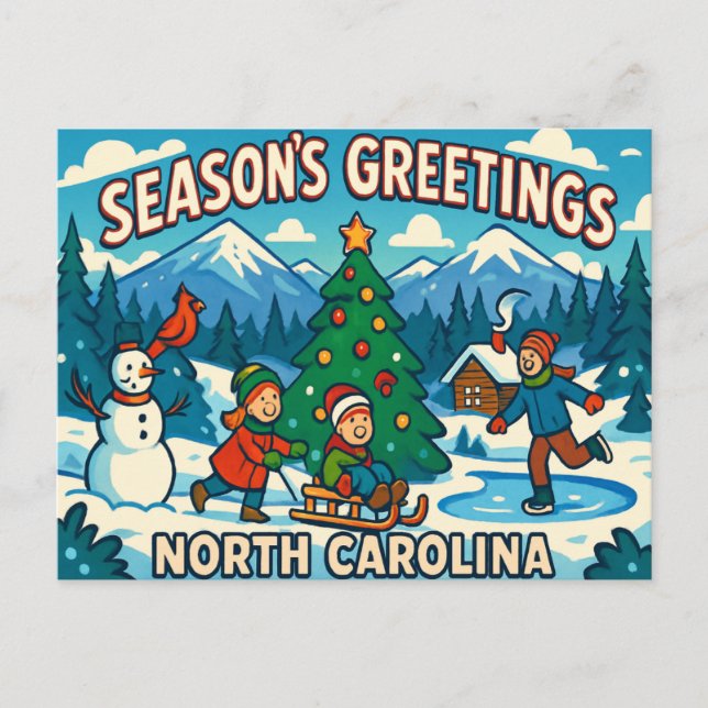 Tarjeta postal de CAROLINA DEL NORTE (Anverso)