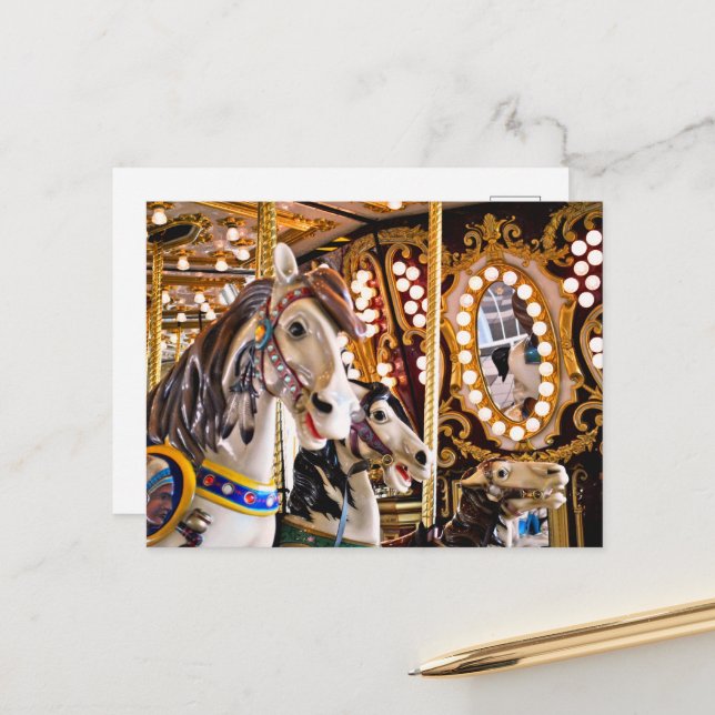 Tarjeta postal de carrusel (Anverso/Reverso In Situ)
