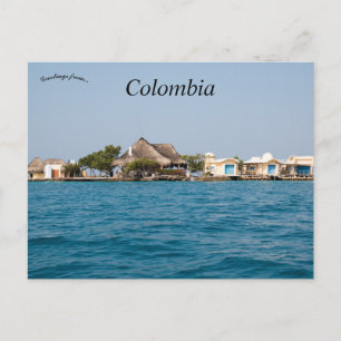 Tarjeta Postal de Cartagena Colombia