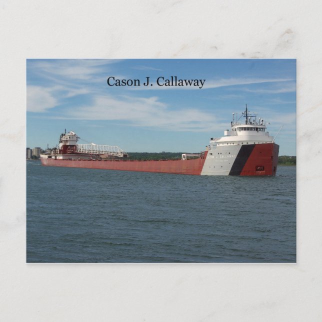 Tarjeta postal de Cason J. Callaway (Anverso)