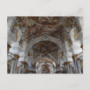 tarjeta postal de catedral barroca alemana