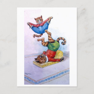 Tarjeta postal de Cats Cavorting Louis Wain