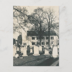 tarjeta postal de cementerio antiguo