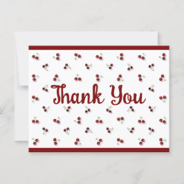 Tarjeta postal de cerezas