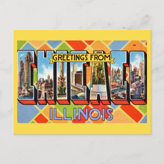 Tarjeta postal de Chicago (Anverso)