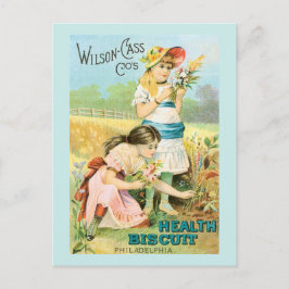 Tarjeta postal de Chicas de Biscuit de época